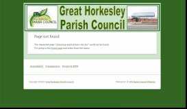 
							         Planning Applications & Housing Advice - Great Horkesley Parish ...								  
							    