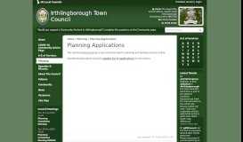 
							         Planning Applications | Irthlingborough Town Council								  
							    