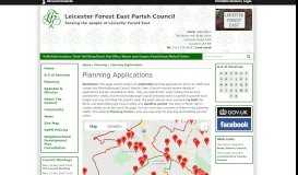 
							         Planning Applications | Leicester Forest East Parish Council								  
							    