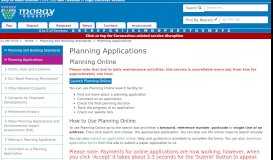
							         Planning Applications - Moray Council								  
							    