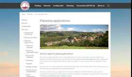 
							         Planning applications - North York Moors National Park								  
							    