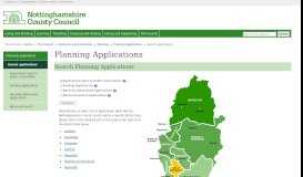 
							         Planning Applications - Nottinghamshire County Council								  
							    
