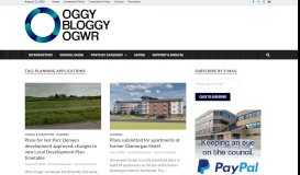 
							         Planning Applications – Oggy Bloggy Ogwr								  
							    