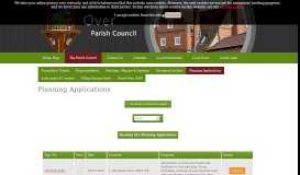 
							         Planning Applications | Over Parish Council in Cambridgeshire								  
							    