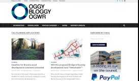 
							         Planning Applications – Page 2 – Oggy Bloggy Ogwr								  
							    