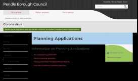 
							         Planning Applications | Pendle Borough Council								  
							    