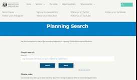 
							         Planning applications results - Planning Search								  
							    