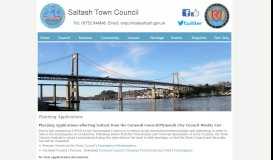 
							         Planning Applications - Saltash Town Council								  
							    