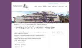 
							         Planning Applications - Sedgemoor Weekly List - Westonzoyland ...								  
							    
