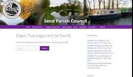 
							         Planning Applications | Send Parish Council in Surrey								  
							    