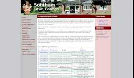 
							         Planning Applications - Southam Town Council								  
							    