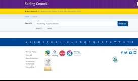 
							         Planning Applications - Stirling Council								  
							    