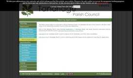 
							         Planning Applications | Tandridge Parish Council in Surrey								  
							    
