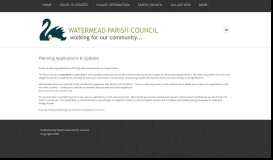 
							         Planning Applications & Updates - Planning - Watermead								  
							    