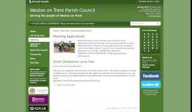 
							         Planning Applications | Weston on Trent Parish Council								  
							    