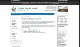 
							         Planning Applications | Whitby Town Council								  
							    
