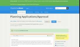 
							         Planning Applications/Approval - a Freedom of Information request to ...								  
							    