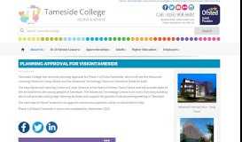 
							         Planning approval for VisionTameside - Tameside College								  
							    