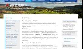 
							         Planning | Brecon Beacons National Park Authority								  
							    