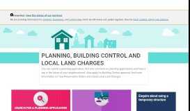 
							         Planning, Building Control and Local Land Charges · Colchester ...								  
							    