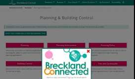 
							         Planning & Building Control - Breckland Council								  
							    