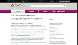 
							         Planning (Development Management) | Stafford Borough Council								  
							    
