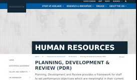 
							         Planning, Development & Review (PDR) | Human Resources ...								  
							    