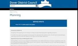 
							         Planning - Dover District Council								  
							    