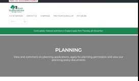 
							         Planning | East Staffordshire Borough Council								  
							    