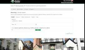
							         Planning - Exeter City Council								  
							    