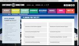 
							         Planning for the City - City of Canterbury Bankstown - NSW Government								  
							    