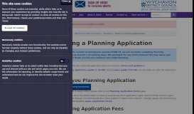 
							         Planning Forms and Fees - Wychavon District Council								  
							    