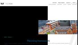 
							         Planning framework - the City Of Perth								  
							    
