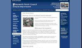 
							         Planning - General | Keyworth Parish Council								  
							    