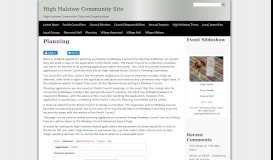 
							         Planning - High Halstow Community Site								  
							    