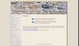 
							         Planning - Irton Parish Council								  
							    
