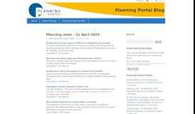 
							         Planning news – 11 April 2019 | Planning Portal Blog								  
							    