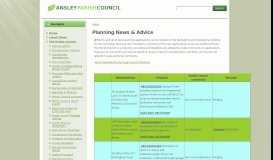 
							         Planning News & Advice | Ansley Parish Council								  
							    