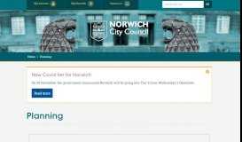 
							         Planning | Norwich City Council								  
							    