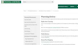 
							         Planning Online - Noosa Shire Council								  
							    
