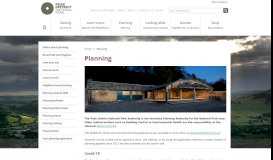 
							         Planning: Peak District National Park								  
							    