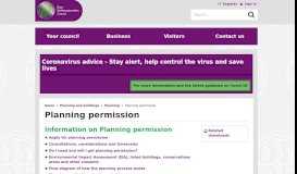 
							         Planning permission | East Northamptonshire Council								  
							    
