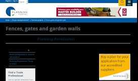 
							         Planning Permission | Fences, gates and garden walls | Planning Portal								  
							    