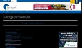 
							         Planning Permission | Garage conversion | Planning Portal								  
							    