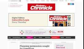 
							         Planning permission sought for Greenbrae - The Strabane Chronicle								  
							    