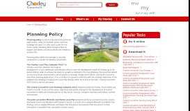 
							         Planning Policy - Chorley Council								  
							    