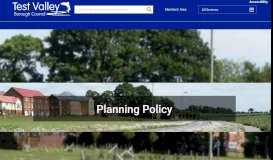 
							         Planning Policy | Test Valley Borough Council								  
							    