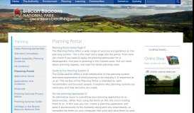 
							         Planning Portal | Brecon Beacons National Park Authority								  
							    