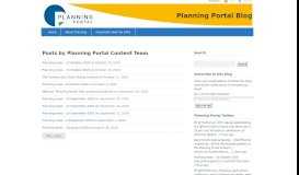 
							         Planning Portal Content Team | Planning Portal Blog								  
							    
