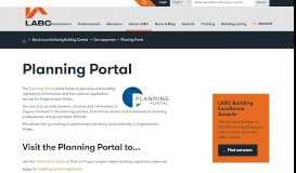 
							         Planning Portal | LABC								  
							    